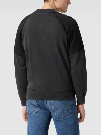 BOSS Orange Sweatjacke mit Label-Details Modell 'Zeacid' Schwarz 5