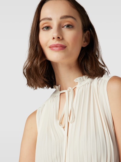 Jake*s Collection Top met plissévouwen Ecru - 3