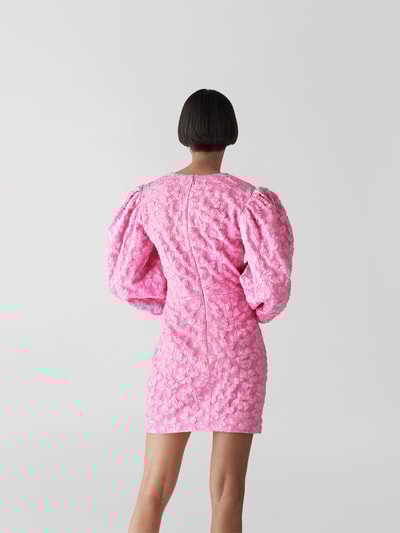 ROTATE BIRGER CHRISTENSEN Minikleid mit Zierbesatz Pink 5