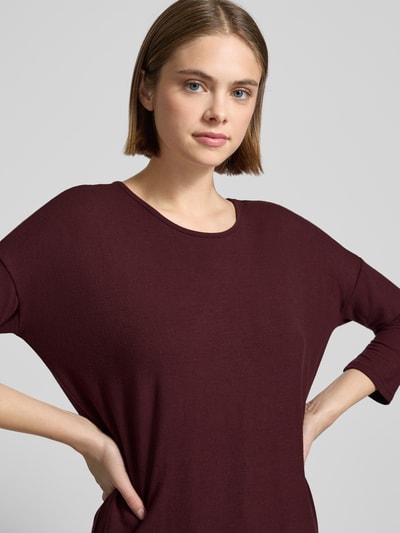 Only Comfort Fit 3/4-Shirt mit Viskose Modell 'GLAMOUR' Bordeaux 3