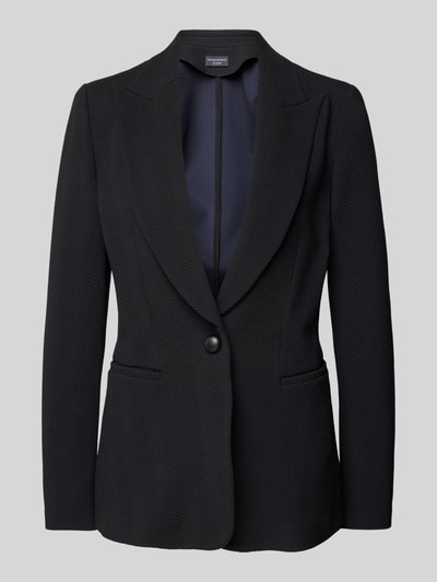 Emporio Armani Blazer mit Reverskragen Black 2