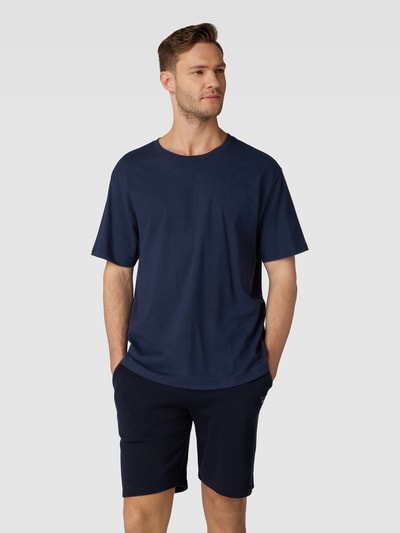 JAKE*S STUDIO MEN T-shirt met ronde hals Marineblauw - 4