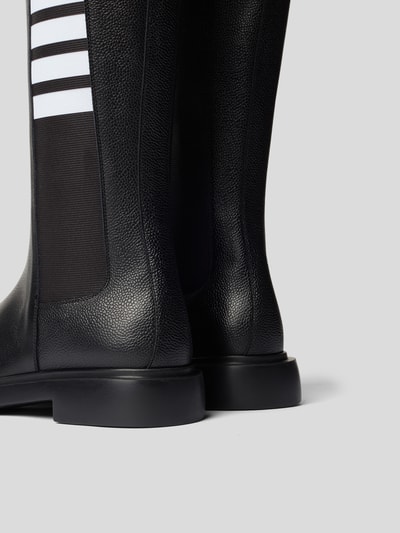 Thom Browne Stiefel mit Kontraststreifen Black 3