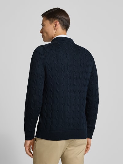 Polo Ralph Lauren Strickjacke mit Knopfleiste Marine 5