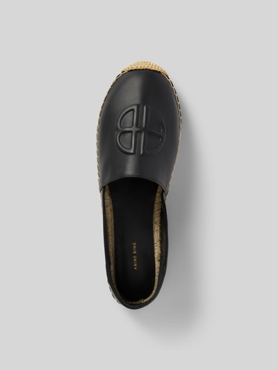 Anine Bing Espadrilles mit Label-Detail Black 4