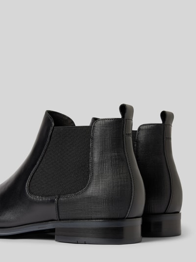 DIGEL Chelsea boots van leer met treklus, model 'Stetson' Zwart - 2