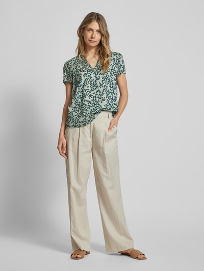 Marc O'Polo Blouse met tuniekkraag Mintgroen - 1