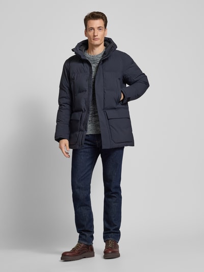 SAVE THE DUCK Steppjacke mit Kapuze Modell 'QUINLAN' Marine 1