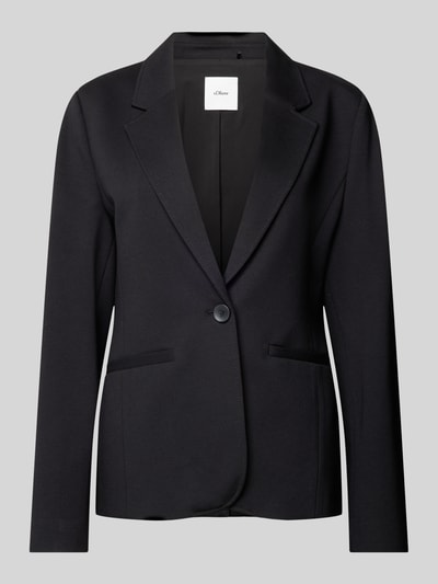 s.Oliver BLACK LABEL Blazer met reverskraag Zwart - 2