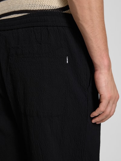REVIEW Straight Fit Stoffhose aus Baumwoll-Mix Black 3