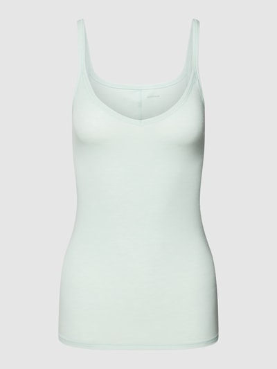 Schiesser Personal fit top met bandjes in effen design Mint - 2