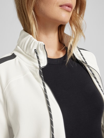 Marc Cain Sweatjacke mit Stehkragen und Zweiwege-Reißverschluss Offwhite 3