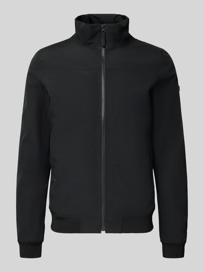 Didriksons Jack met opstaande kraag, model 'ALVIN' Zwart - 2