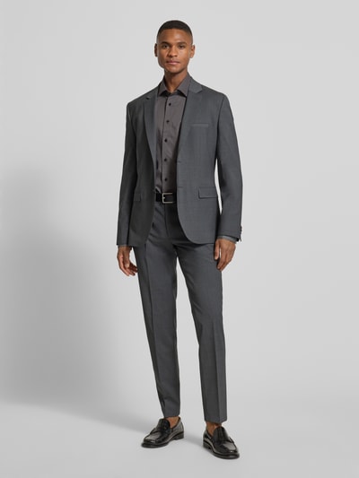 ETERNA Comfort Fit Businesshemd aus Baumwolle mit Kentkragen Black 1