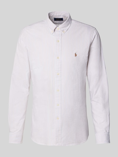 Polo Ralph Lauren Slim Fit Freizeithemd mit Button-Down-Kragen Beige 2