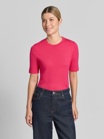Christian Berg Woman T-Shirt aus Viskose-Mix Fuchsia 4