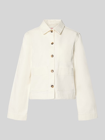 Selected Relaxed Fit Jeansjacke aus Bio-Baumwoll-Mix Modell 'HOTEL AMOUR' Offwhite 2