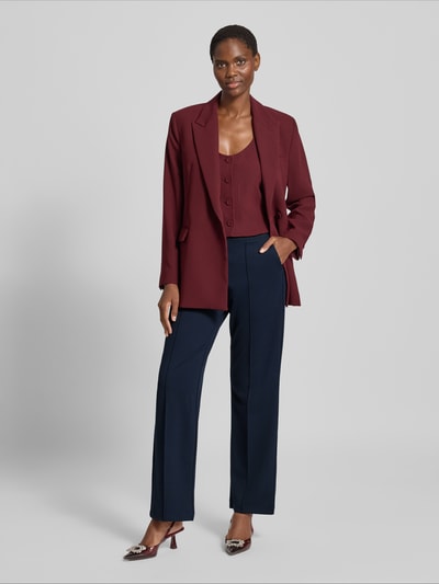 Christian Berg Woman Spodnie z szeroką nogawką z mieszanki wiskozy Ciemnoniebieski 1