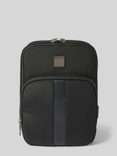 SAMSONITE Umhängetasche mit Label-Applikation Modell 'Sackaquare' Black 2