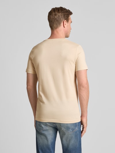 SELECTED HOMME Regular fit T-shirt van puur katoen in een set van 3 stuks Blauw - 5