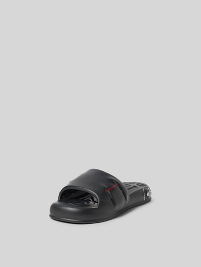 Kenzo Slides mit Label-Print Black 2