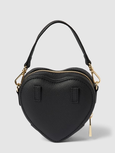 Weat Umhängetasche aus Leder Modell 'Mini Heart Bag Black' Black 4