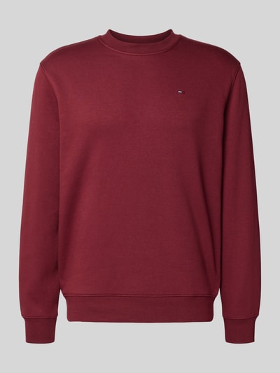 Tommy Jeans Regular Fit Sweatshirt aus Baumwoll-Mix Bordeaux 2
