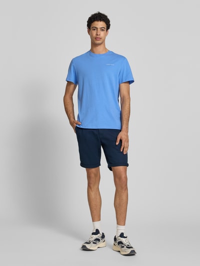 Tommy Jeans slim fit chino-shorts van katoenmix Marineblauw - 1