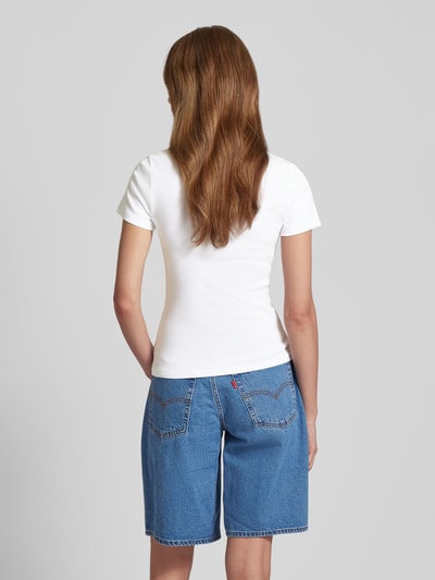 Levi's® T-shirt z naszywką z logo model ‘ESSENTIAL’ Biały 5