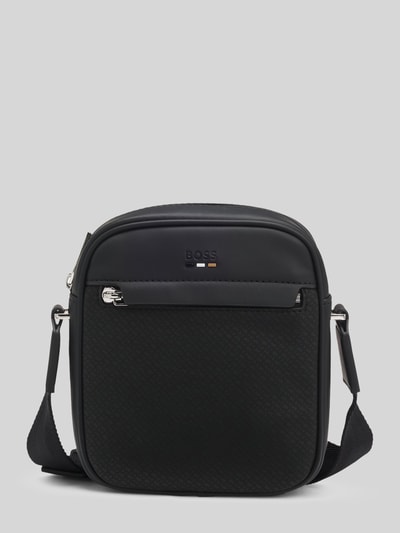 BOSS Umhängetasche mit Reißverschlüssen Modell 'MP_NS_ZIP' Black 1