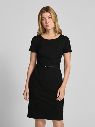 Christian Berg Woman Selection Sukienka z okrągłym dekoltem Czarny 4