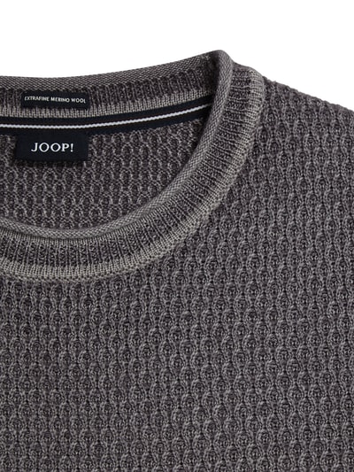 JOOP! Collection Pullover aus Merinowolle Stein 2