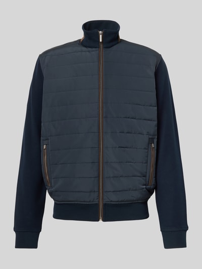 bugatti Gewatteerd jack met ritszakken Marineblauw - 2