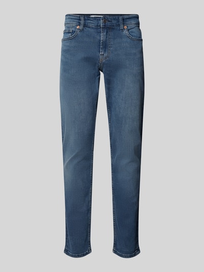 Only & Sons Slim Fit Jeans mit Label-Patch Modell 'Loom' Mittelgrau 2