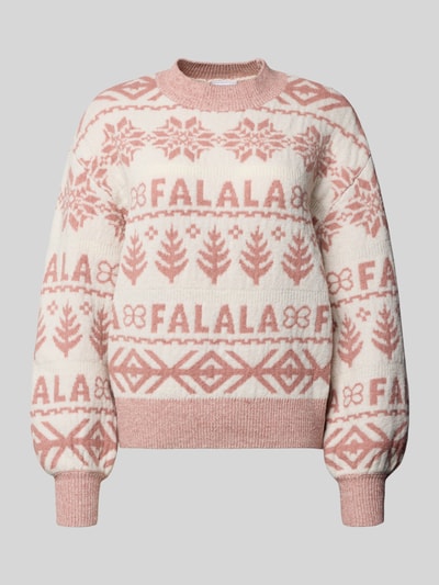 Vila Strickpullover mit Stehkragen Modell 'FROSTINA' Rose 2