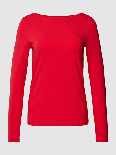 Montego Longsleeve mit U-Boot-Ausschnitt Rot 2