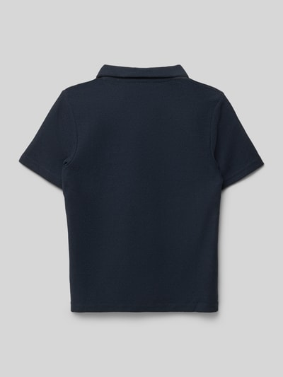 Garcia regular fit poloshirt met structuurpatroon Zwart - 3