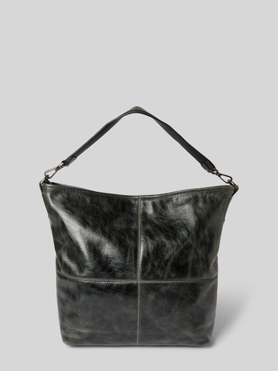 LIEBESKIND BERLIN Hobo Bag mit Label-Print Anthrazit 4