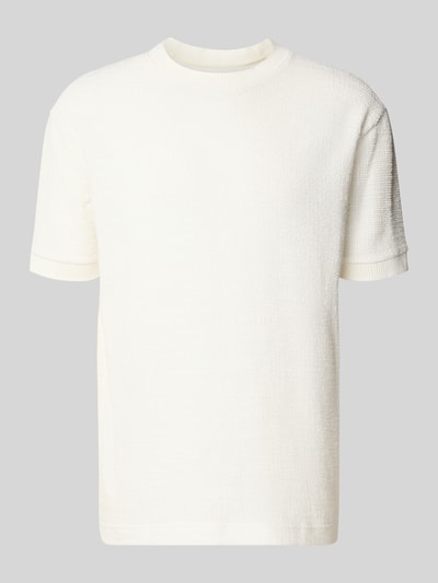 Marc O'Polo t-shirt o kroju relaxed fit z mieszanki bawełny Złamany biały 2