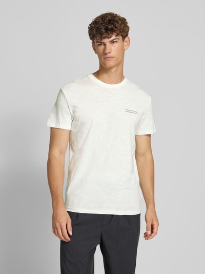 Tommy Jeans Regular Fit T-Shirt aus reiner Baumwolle Offwhite 4