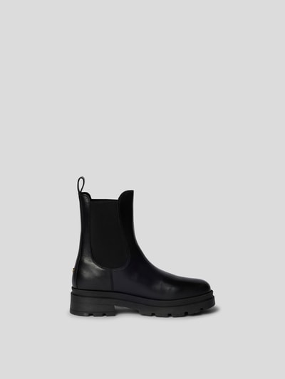 Anine Bing Chelsea Boots aus Leder-Mix Schwarz 6