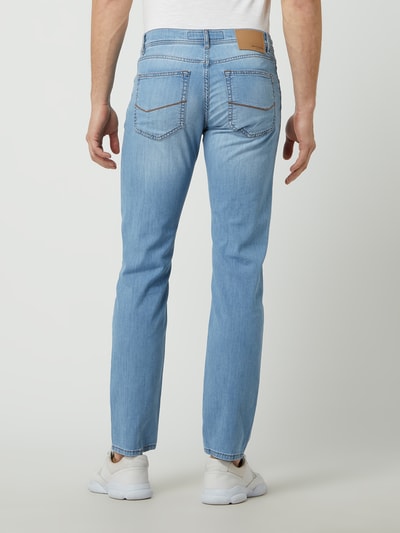 Pierre Cardin Modern Fit Jeans mit Stretch-Anteil Modell 'Lyon' Hellblau 5