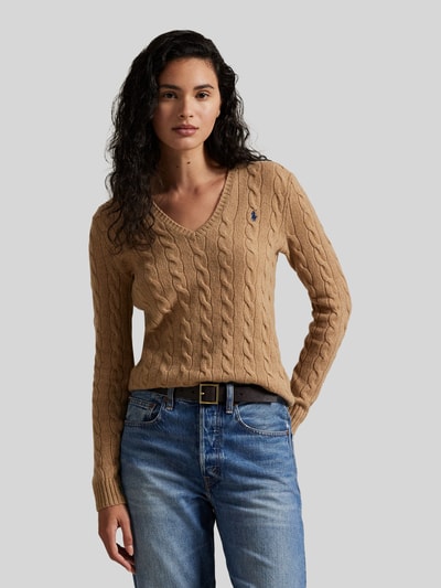 Polo Ralph Lauren Regular Fit Pullover aus Woll-Mix mit Kaschmir-Anteil Camel 4