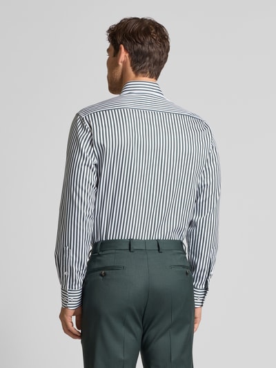 ETERNA Modern Fit Business-Hemd mit Knopfleiste Oliv 5