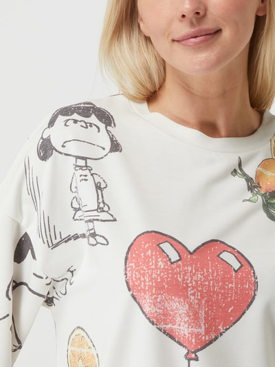 Frogbox Shirtkleid mit Peanuts®-Print  Offwhite 3