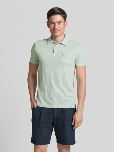 LERROS Regular Fit Poloshirt mit Brusttasche Lind 4