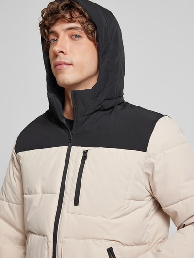 Jack & Jones Steppjacke mit Reißverschlusstaschen Modell 'OTTO' Offwhite 3