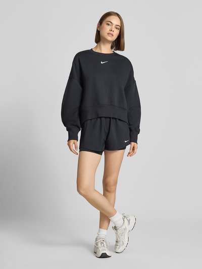 Nike Training Shorts im 2-in-1-Look mit Logo Modell 'One' Black 1