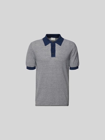 Closed Poloshirt mit kurzer Knopfleiste Bleu 2