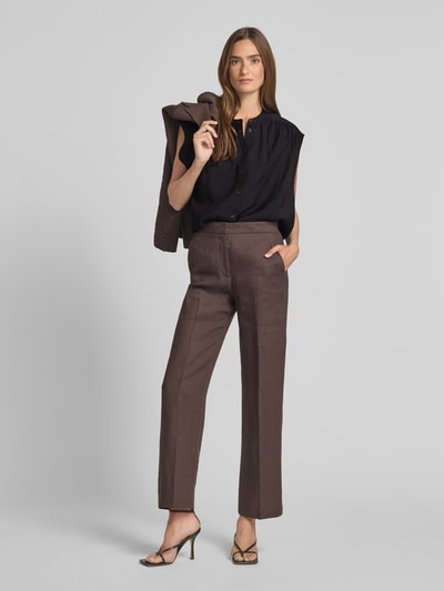 s.Oliver RED LABEL Top bluzkowy o luźnym kroju z mieszanki wiskozy Czarny 1